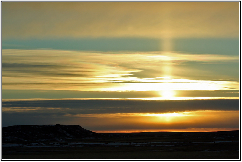 Badlands Sunset