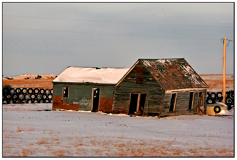 Old House with Tired fence