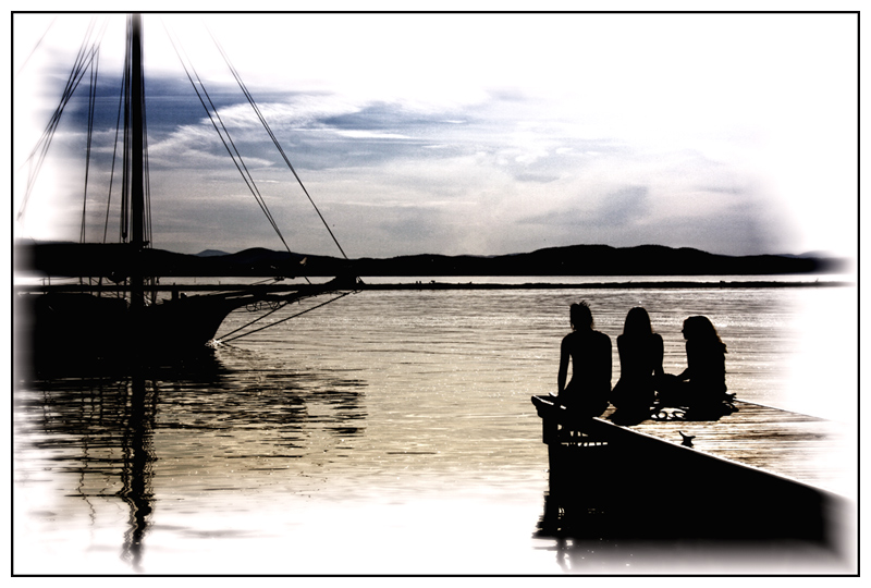 Girls on the Pier