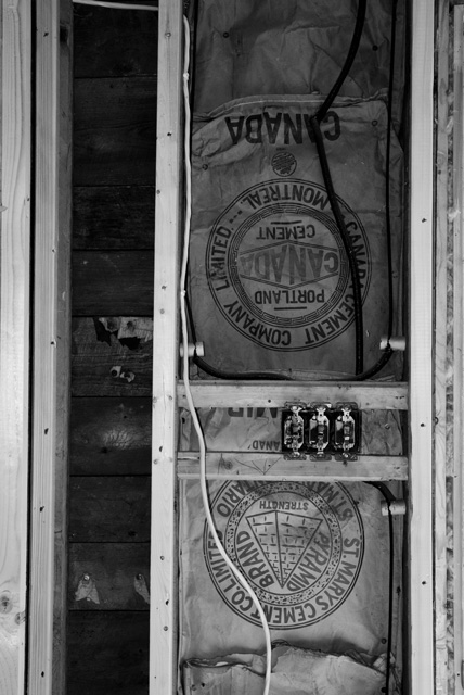 Insulating for 1930's Canadain Winters