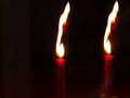 A quiet candle light