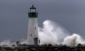 Lighthouse in a Storm