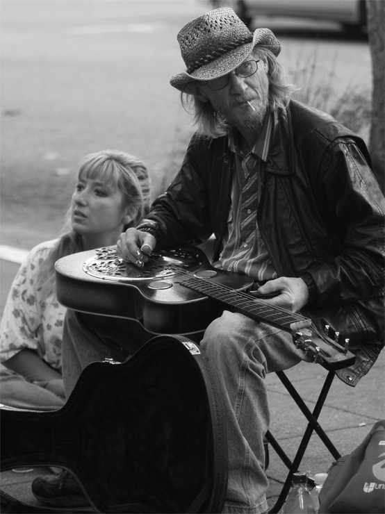 A man and his dobro