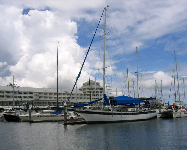Sailboats at the Pier