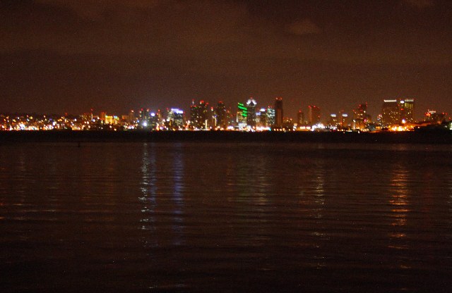 Day 6 - San Diego night skyline