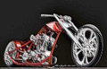 Red Embossed Custom Harley