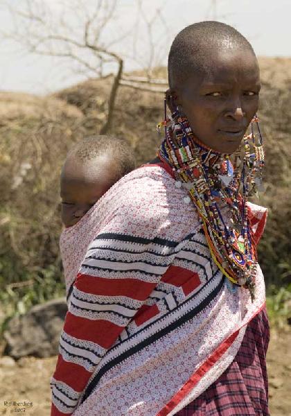 Maasai Mother and Child - Kenya
