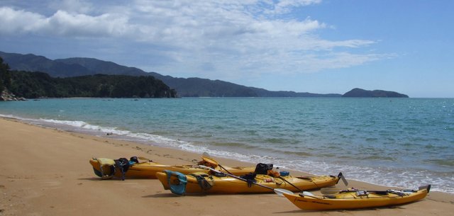 Three Kayaks