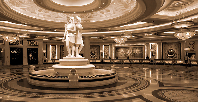 There is Quite Time in Vegas (Caesars Palace Lobby at 6am)