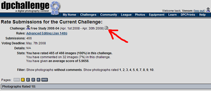 Challenge Stats