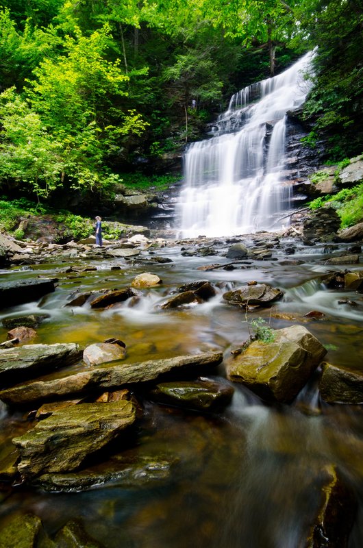 Ganoga Falls w Perspective (DLG_0086)
