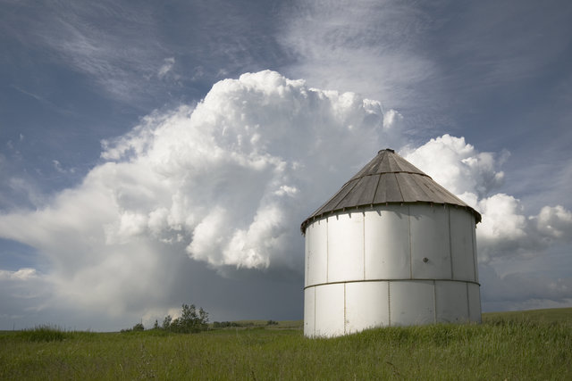 Thunderstorm and bin