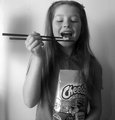 Cheetos and chopsticks 