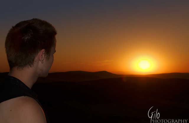 As the sun comes up