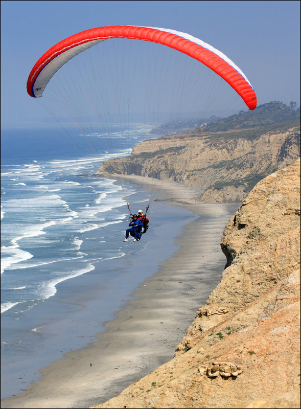 Glider over Torrey Pines