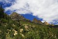 into the mountains