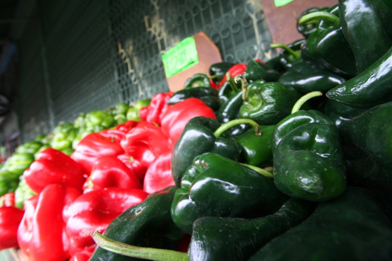 A sea of vegetables
