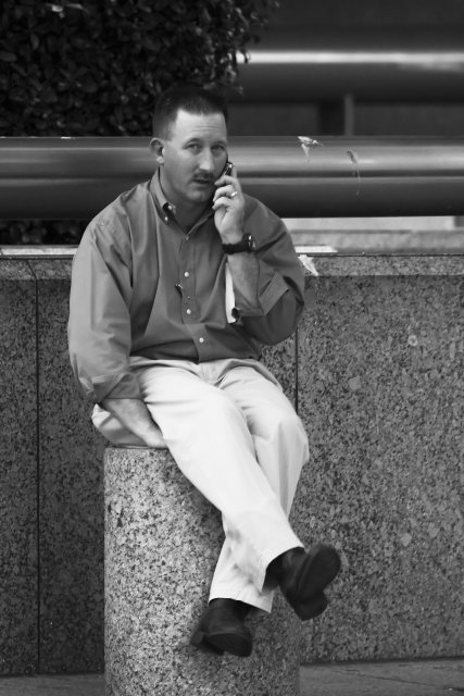 Caught on the phone