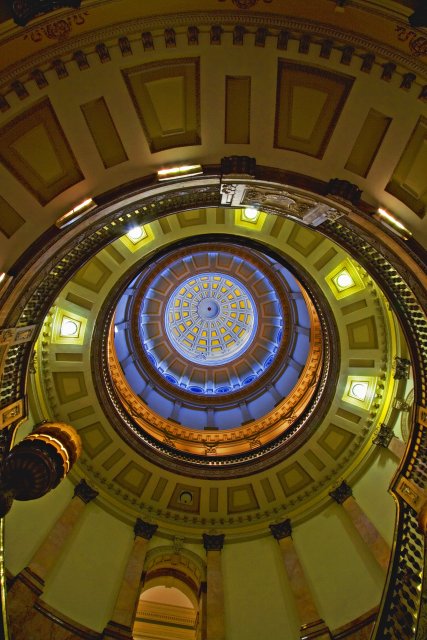Looking up