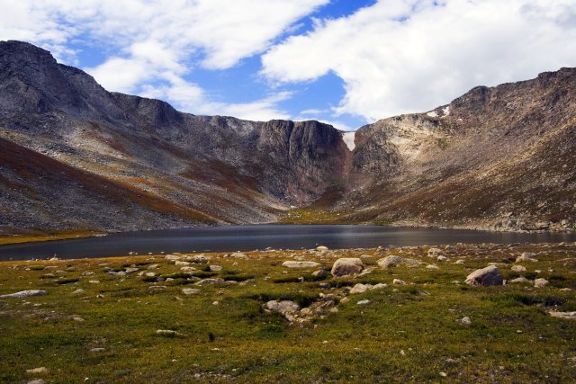 Summit Lake with the meadow