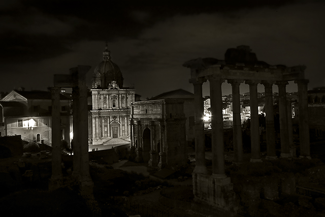 Rome at night