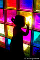 Colored Glass Sillouette 
