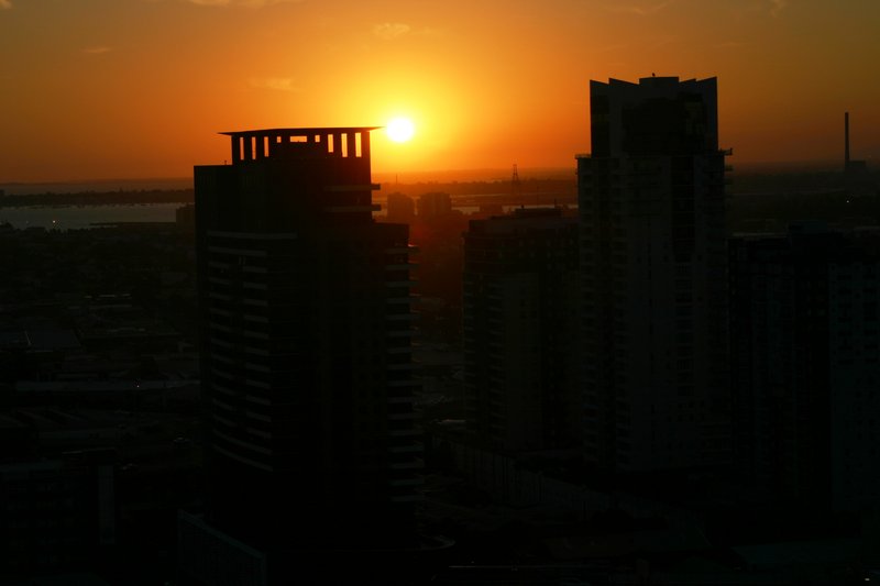Sunset in Melbourne, Australia