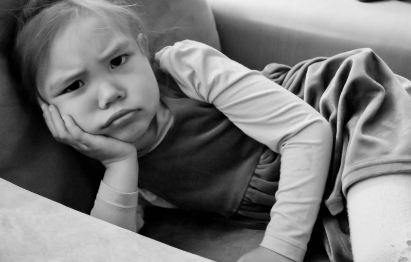 Sulking daughter