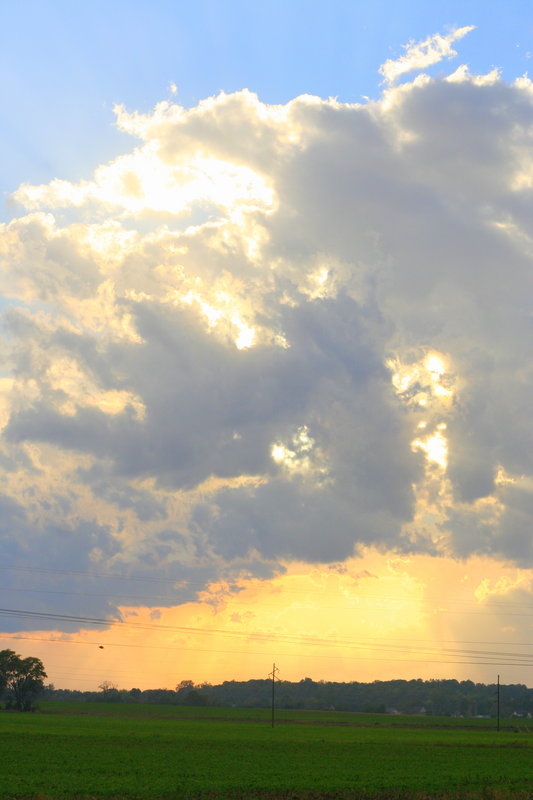 Sunset before the storm