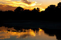 D02 Lake and Geese at Sunset