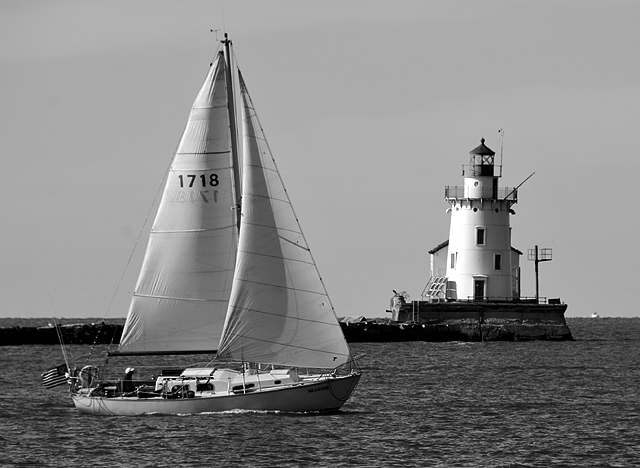 48 - Sailboat and Lighthouse