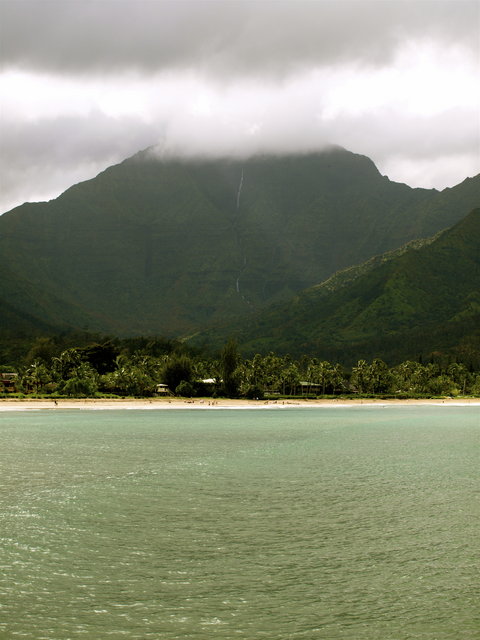 Hanalei Waterfalls from Pier Day 28