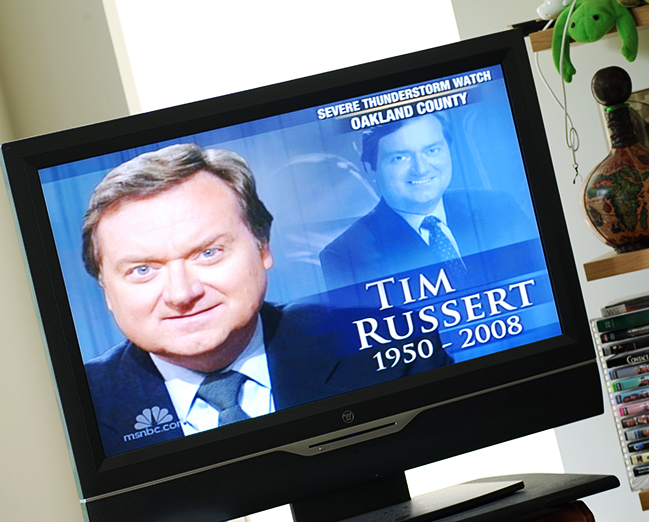 Tim Russert - Unlucky Day :-(