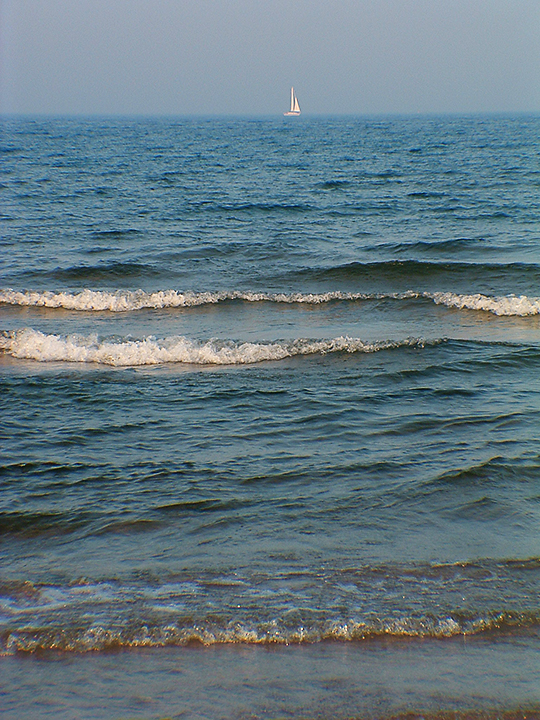 Sailboat on the Edge of the World
