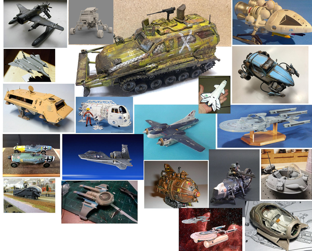 Kitbash examples