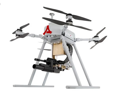 drone with gun