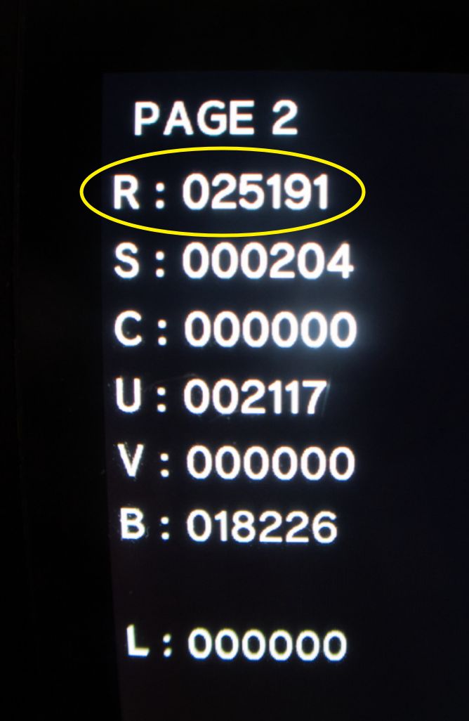 Shutter count