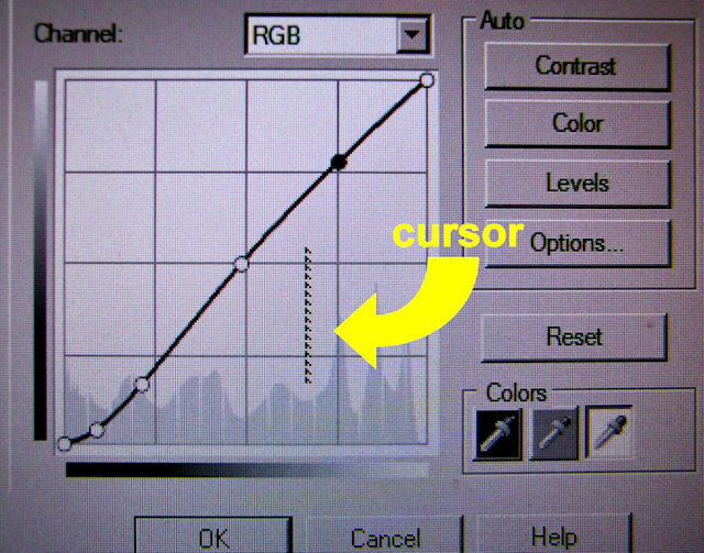 PSP Cursor problem