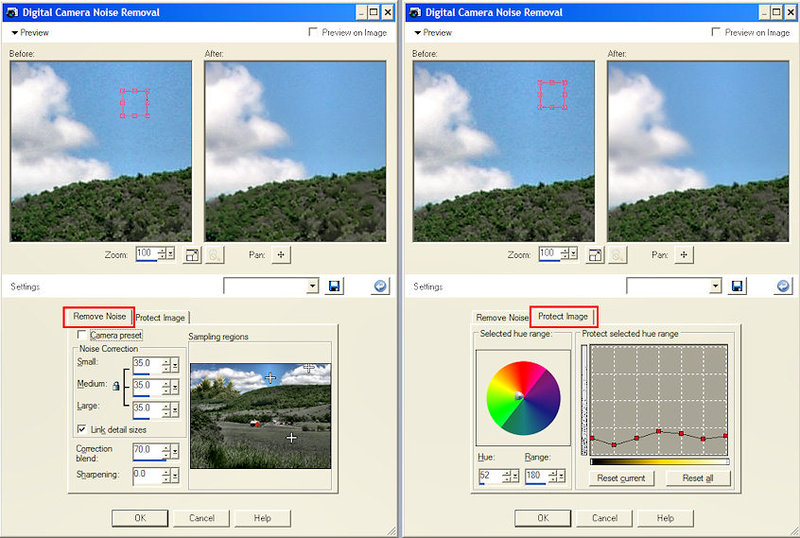 PaintShop Pro 12 noise reduction