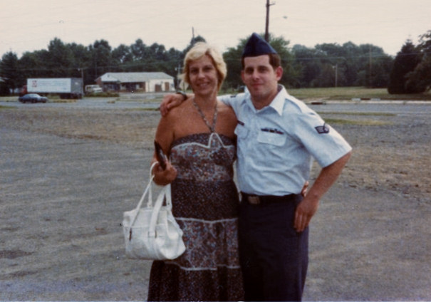 Steve & Mom, 1983