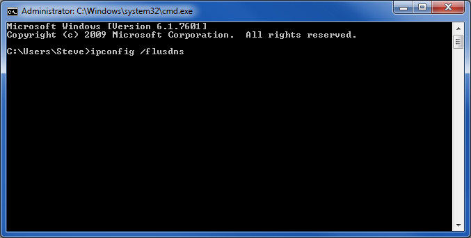 Flush DNS