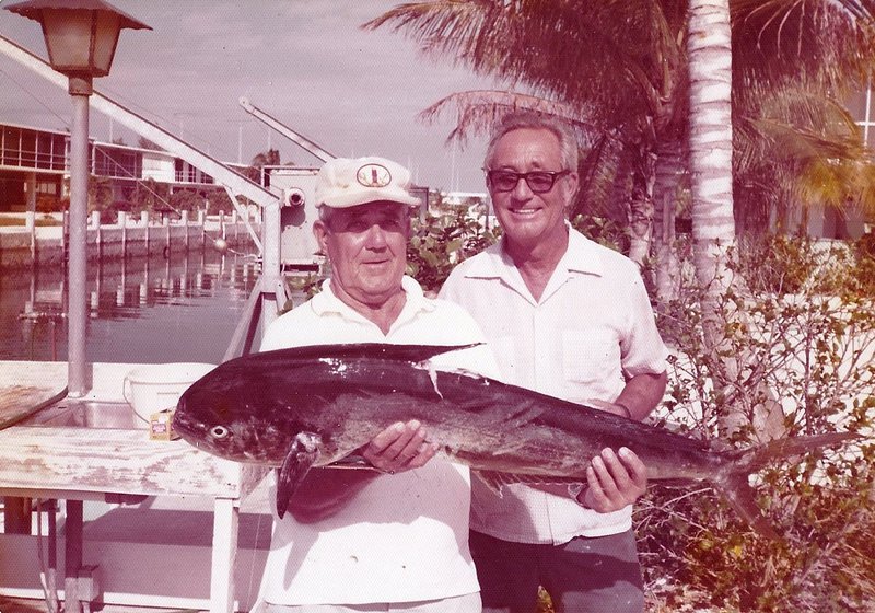 Dolphin catch!  Lou