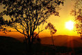 Sunset at Morro Pelado - Aguas de Lindoia - SP - Brazil