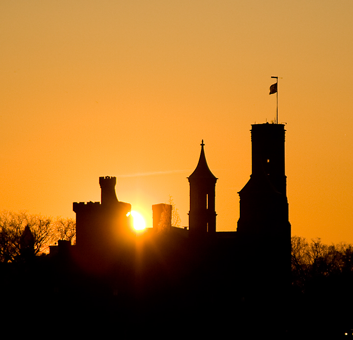 Sundown Over the Castle