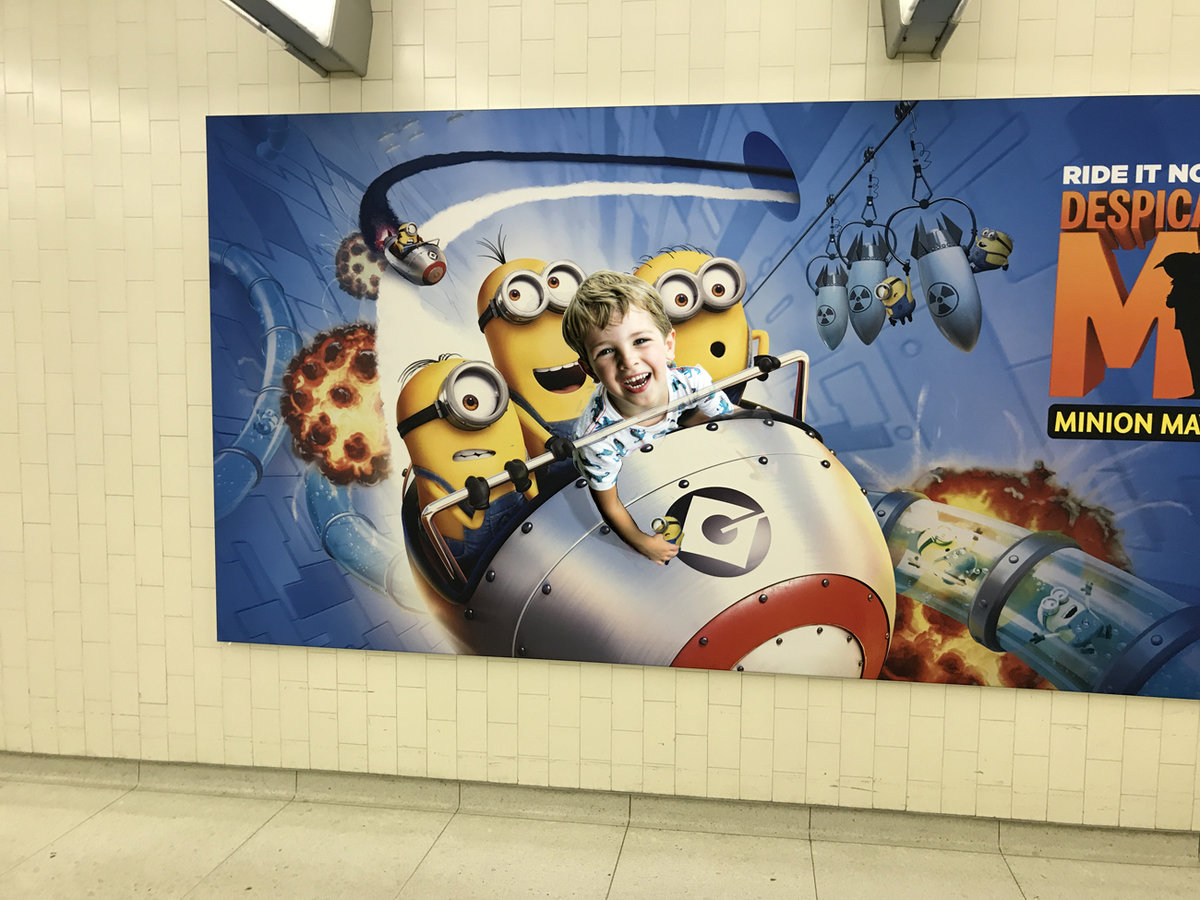 Movie Poster at the Airport