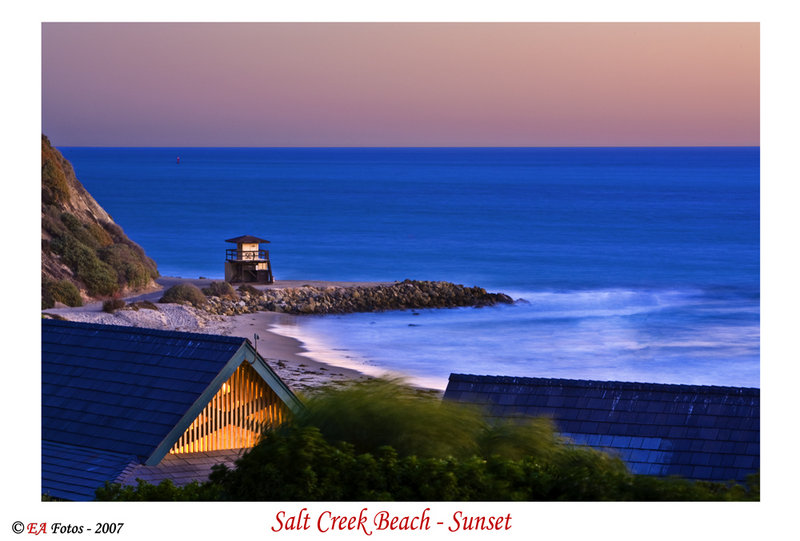 Sunset at Salt Creek Beach-1