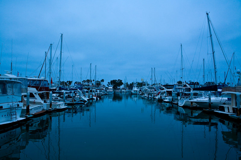 Harbor sunrise