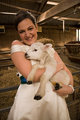 Katie and the Lamb!