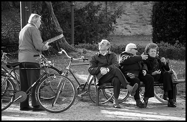 Discussion in the Park