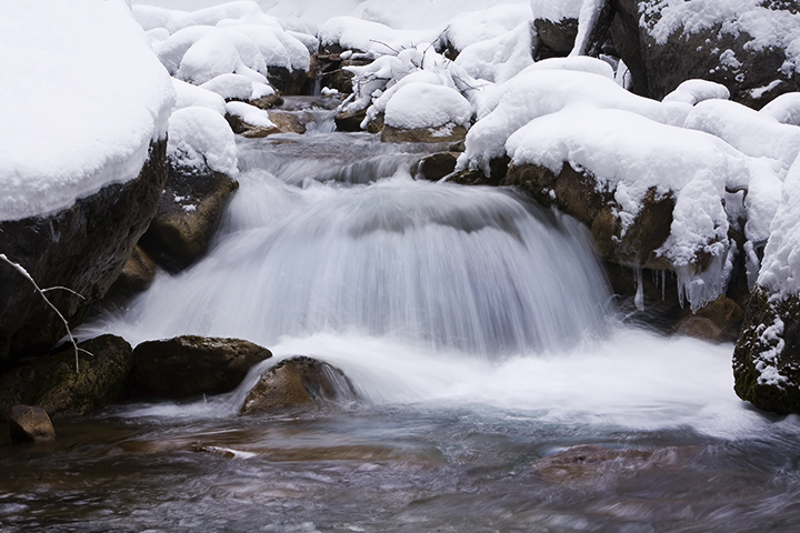 Snow Covered Rocks